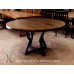 Custom Round Table Top Builder with Many Base Options - Smaller Diameter Solid Wood Dining, Kitchen and Cafe Tables
