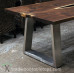 Custom Steel and Stainless Trapezoid Table Legs 