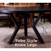 Large Diameter Solid Wood Round Dining Tables and Tops,  Custom Top Builder with Base Options