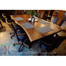 Quick Ship Live Edge Black Walnut Dining and Conference Table Configurator - Fabricate your Solid Wood Table