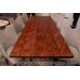 Bubinga Wide Plank Dining Table with Custom Base - Made in the USA - Free Shipping