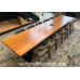 Custom Wide Plank Solid Wood Dining and Conference Table Builder with Leg and Hardwood Options