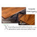 Sapele Plank Style Solid Wood Dining Table Builder - Free Shipping Sapele Plank Style Solid Wood Dining Table Builder - Free Shipping