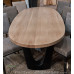 Oval White Oak Dining Table with Custom Legs - Made in the USA - Free Shipping