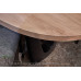 Oval White Oak Dining Table with Custom Legs - Made in the USA - Free Shipping
